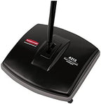 Rubbermaid Commercial Products Executive Series 6.5" Single-Action Mechanical Sweeper Cordless Black Collects Dust Dirt and Debris from Hard Floors and Carpet - Image 2