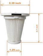 4 Pack Replacement HEPA Filters Compatible with FEPPO Cordless Bed Vacuum Cleaner, Model: ERC-TT8X, Washable Hepa Filters Works with Feppo ERC-TT8X Mattress Vacuum. - Image 6