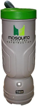 Mosquito-America Construction Backpack Vacuum w/HEPA Filtration (Model 06-1064-SG) 6-Quart Capacity w/Standard Tool Kit. Perfect for use in Construction, Demolition, Restoration, remodeling! by MosquitoSuperVac