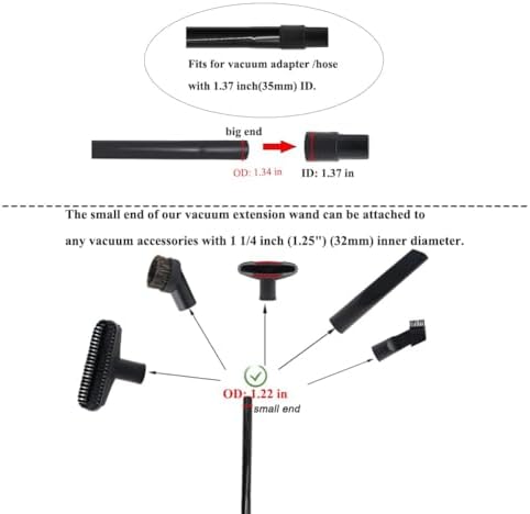 GIB 14Pcs Vacuum Attachment for Shop Vac Accessories for Household Cleaning - Image 5
