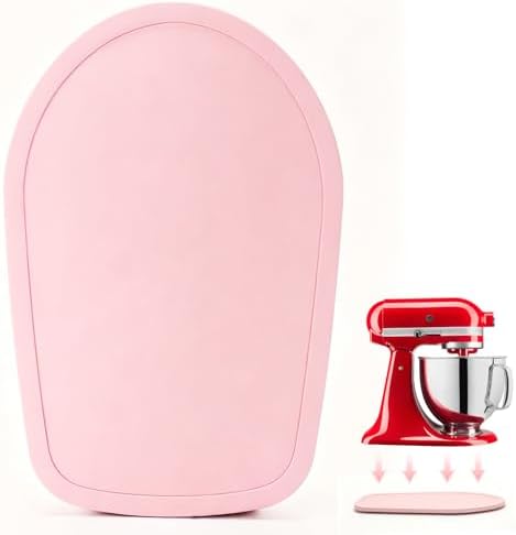 Mixer Slider Mat for Tilt Head Kitchen Aid 4.5-5 Qt Stand Mixer, Pink by JAYOBGO