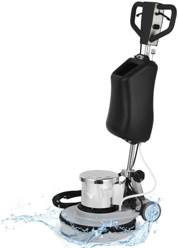 Heavy-Duty 17" Floor Polisher & Scrubber, Commercial Floor Cleaning Machine by Unknown