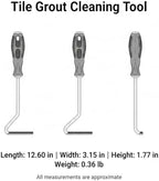 Tile Grout Cleaning Tool with 0.162-Inch Slotter Head for Narrow Gaps and Deep Cleaning (1 Piece) - Image 7