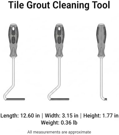 Tile Grout Cleaning Tool with 0.162-Inch Slotter Head for Narrow Gaps and Deep Cleaning (1 Piece) - Image 7