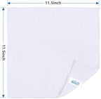 HOMEXCEL White Microfiber Cleaning Cloth 600 Pack, Microfiber Towel for Cars, Lint Free, Scratch-Free, Highly Absorbent, and Cleaning Rags for House, Window and Glass, Cars, TV Screen 11.5 X11.5 inch - Image 2