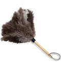 NCEDN Genuine Ostrich Feather Duster 15 inches – Soft Dense Real Feathers, Wooden Handle, Feather Duster for Cleaning Furniture, Blinds & Car Interior by NCEDN