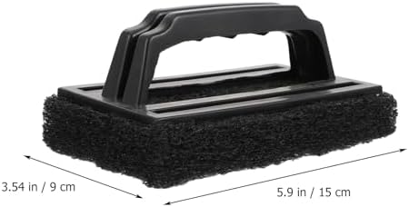 3pcs Grill Brush Scraper Heavy Duty Griddle Scrubber Scouring Pad Griddle Cleaning Brush for Charcoal Gas Grills Cast Iron Cookware Oven Grate Stovetop BBQ Cleaning - Image 2