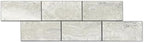 STICKGOO 1/3 Sheet Subway Tile Peel and Stick Backsplash, Beige Stone Texture with Grey Grout Kitchen Backsplash Wall Tile(Only 1/3 Sample) by STICKGOO