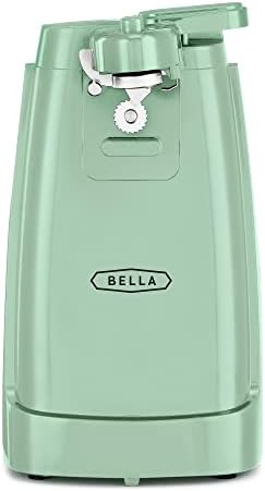 bella Electric Can Opener and Knife Sharpener, Jar and Bottle Opener, Sage by bella