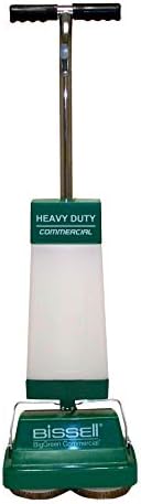 Bissell BigGreen BGFS5000 Portable Two Brush Floor Scrubber & Polisher, Polypropylene, 13"" W x 7"" D x 44"" H, White & Green by BISSELLCommercial