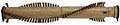 Replacement Part For Riccar Supralite Simplicity Freedom Brushroll Agitator B012-2800C Wood/Item # compare to part D012-2800 by TOPVACUUMPARTS