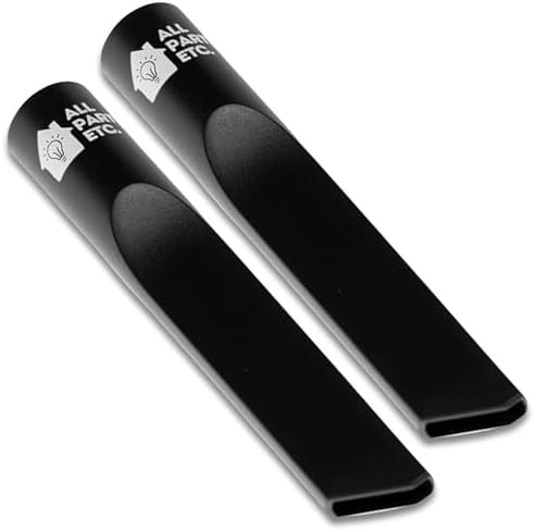 2-Pack Crevice Tool for Vacuum Cleaner, 1.25” Wet/Dry Vacuum Attachment, 8” Length, Compatible with Shop Vac, Bissell, Nutone, Eureka, Beam & Central Vacuums by ALLPARTSETC