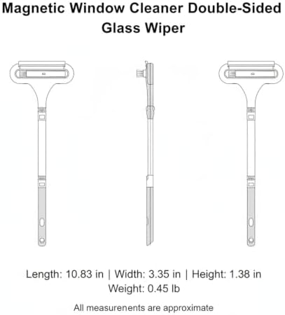 for Home Windows and Car Windshields: Double-Sided Magnetic Glass Cleaner Wiper Tool (1 Piece) - Image 7