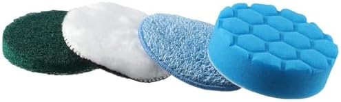 4 PCS Replacement Brush Head for Electric Spin Scrubber Cordless Cleaning Brush, Washable and Reusable Scrub Pads - Image 2