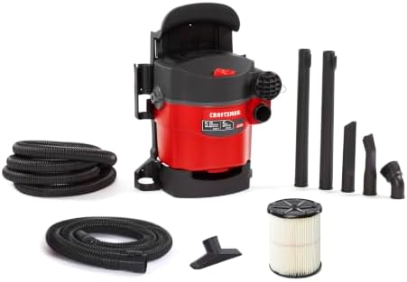 CRAFTSMAN CMXEVBE17925 5 Gallon 5.0 Peak HP Wet Dry Shop Vacuum by CRAFTSMAN