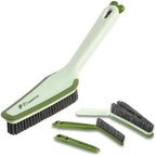 3-in-1 Detail Cleaning Brush, Crevice Grout Brush, Green by UdealTopia