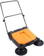Walk Behind and Push Floor Sweeper Industrial Commercial Manual Carpet Swee - Image 7