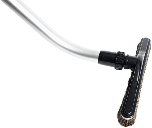 Cen-Tec Systems 95039 14” Natural Fill Floor Brush for Commercial Back Packs and Canister Vacuums with 1-Piece S-Wand, Black - Image 3