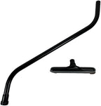 Cen-Tec Systems 1.5" Diameter Single Piece Commercial S-Wand with 14" Natural Floor Brush for Backpack and Commercial Vacuums by Cen-TecSystems