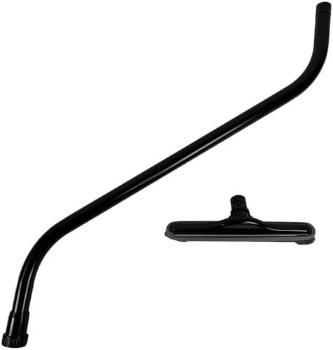Cen-Tec Systems 1.5" Diameter Single Piece Commercial S-Wand with 14" Natural Floor Brush for Backpack and Commercial Vacuums by Cen-TecSystems