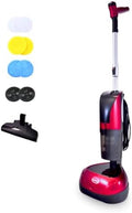 Ewbank EPV1100 4-in-1 Floor Cleaner, Scrubber, Polisher and Vacuum, Red Finish, 23-Foot Power Cord by Ewbank