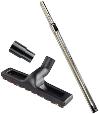Canister vacuum cleaners, vacuum wand aluminum extension tube 1.38in (35mm) compatible with Atrix Ergo vacuum backpack, professional vacuum cleaner attachment, 14" floor brush & 1.25in (32mm) adapter. by 848Store