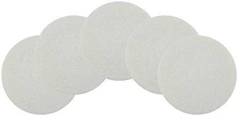 Mercer Industries 45018W - 18" White Floor Maintenance Pads (5 pack) - Image 2