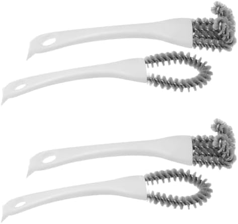 4pcs U Shaped Stove Cleaning Brush for Tight Gaps and Residue by SWOOMEY
