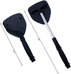 POLYTE Pivoting Windshield Glass Cleaning Tool Extendable Aluminum Handle w/9 Premium Microfiber Covers, Triangle Plate - Image 2
