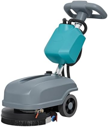 15" Walk Behind Floor Scrubber Machine, 23" Squeegee by KARHDIR