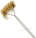SUNRISE Fryer Brush with Long Handle (Brass, Single Brush) - Image 3