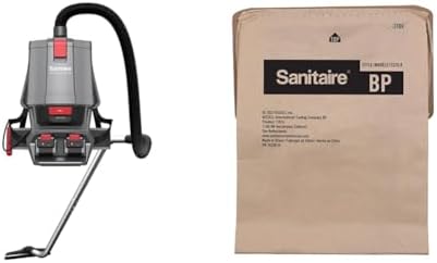 Sanitaire Transport Commercial Cordless Backpack Vacuum with Adjustable Wand, Dual 24V Batteries, Handheld Controls, SC580A Replacement Transport Backpack Vacuum Bags Style BP, 5 Pack by Unknown