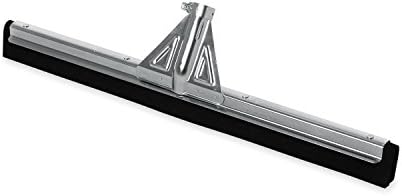 Rubbermaid Commercial Products Heavy-Duty Floor Squeegee, 22-inch Dual Moss, Silver/Metal, Heavy Duty Rubber Floor Scrubber for Bathroom/Garage/Tile - Image 3