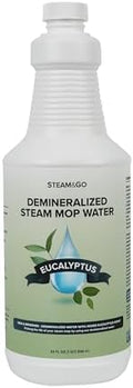 Steam & Go Demineralized Water for Steam Mop, Eucalyptus Mint, 32 oz by SteamandGo
