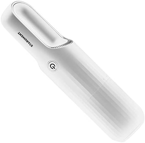 STARUMENT Portable Hand Vacuum Cleaner Handheld Cordless Cleaner for Dust Pet Hair Dirt, Home, Car Interior, Lightweight, Easy to Use, Compact Design Battery Rechargeable with USB-C Cable White by STARUMENT