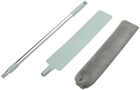 Flexible Long-Handle Microfiber Dust Mop with Reusable Damp Duster & Extension Pole for Home Gap, Under-Appliance, Car & Ceiling Fan Cleaning by Unknown