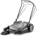 Kärcher Pro Walk Behind Outdoor Push Sweeper, KM 70/20 C, 1 Bristle Brush - 28" Working Width, 12 Gallon, Heavy Duty Broom - for Commercial Use in Warehouses, Workshops, and More - Image 2