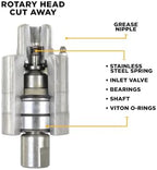 B E Pressure 85.403.011 Whirl-A-Way with Casters, 4000 psi, 180 Degree F Temperature, 8.0 GPM, 20", Yellow - Image 7