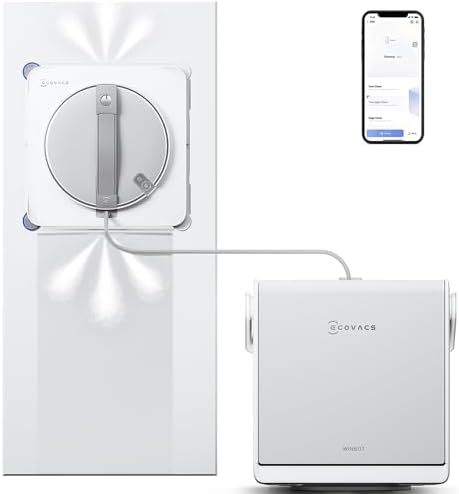 ECOVACS WINBOT W2S Omni Window Cleaning Robot, 6-in-1 Multifunction Station by Unknown