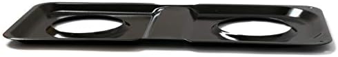 Range Kleen 1-Piece Drip Pan, Style K fits rectangle burner Gas Ranges Amana, GE, Hotpoint, Kenmore, Magic Chef, Maytag, Black Porcelain - Image 5