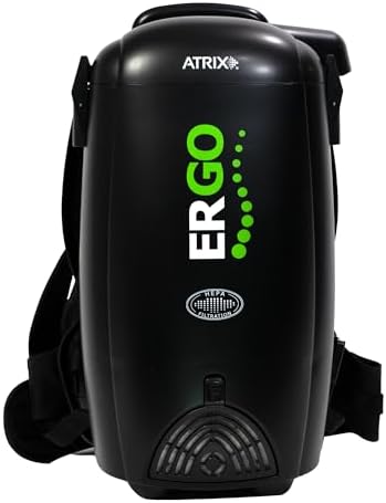 Atrix Ergo Backpack Canister Vacuum, Portable Cleaner with Attachments for Professional and Residential Use, VACBP10 Premium Bundle by Atrix