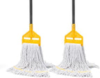 KeFanta 2 Pack Commercial Mop Heavy Duty Industrial Mops,60" Long Handle by KeFanta
