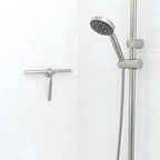 Better Living Deluxe XL Shower Squeegee, 12” Blade, Brushed Nickel - Image 6