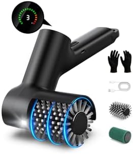 Electric Grill Brush, 3-Speed Cordless High-Speed Motor BBQ Grill Cleaner by Modefi
