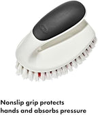 OXO Good Grips All-Purpose Scrub Brush – 2-Pack, Crevice Cleaning, Bathroom Cleaning, Scrub Brush with Handle, Brushes to Scrub Your Kitchen or bathrooms - Image 3