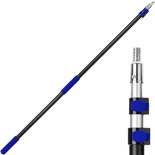 Bates- Telescopic Extension Pole, 12 Ft, Aluminum Alloy, Sturdy Multi-Purpose Extension Pole with Flip-Lock Design for Painting, Dusting and Cleaning - Image 7