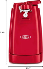bella Electric Can Opener and Knife Sharpener, Red - Image 2