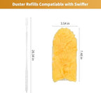 50 Pack Duster Refill Compatible with 1 Extendable Handle, 360 Heavy Duty Duster Kit with 1 Handle, Multi-Surface Disposable Dusters Refills for Cleaning Corner, Furniture, Car, Blinds - Image 3