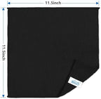 HOMEXCEL Black Microfiber Cleaning Cloth 600 Pack, Microfiber Towel for Cars, Lint Free, Scratch-Free, Highly Absorbent, and Cleaning Rags for House, Window and Glass, Cars, TV Screen 11.5 X11.5 inch - Image 2