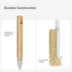 Cleaning Brush, Diveotree Hard Bristle Brush for Deep Cleaning Grout, Sink, Cup, Teapot, Bottle, Blender, Multi-Purpose Brush wih Long Handle for Kitchen (White) - Image 7